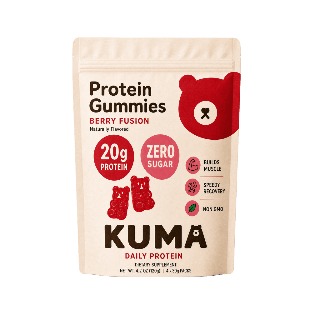 Kuma Protein Gummies — 4 Pouches